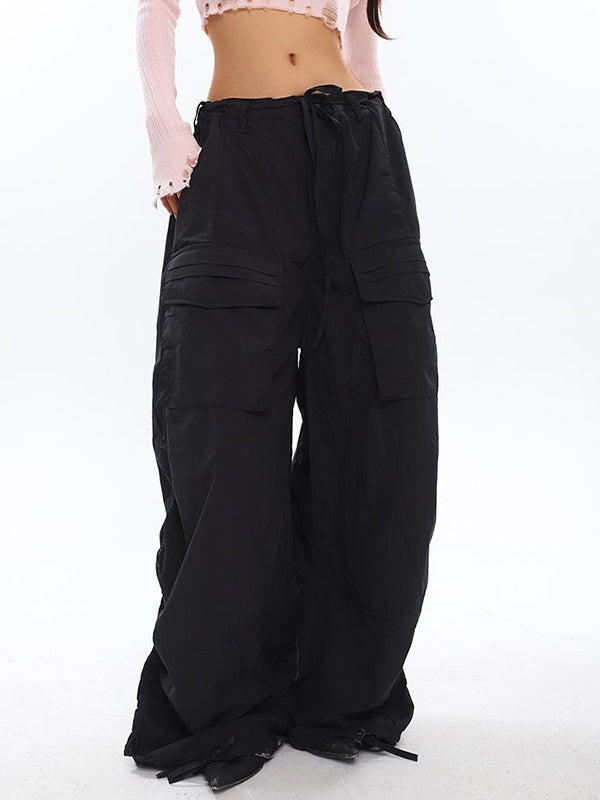 Ruched Y2K Baggy Cargo Pants