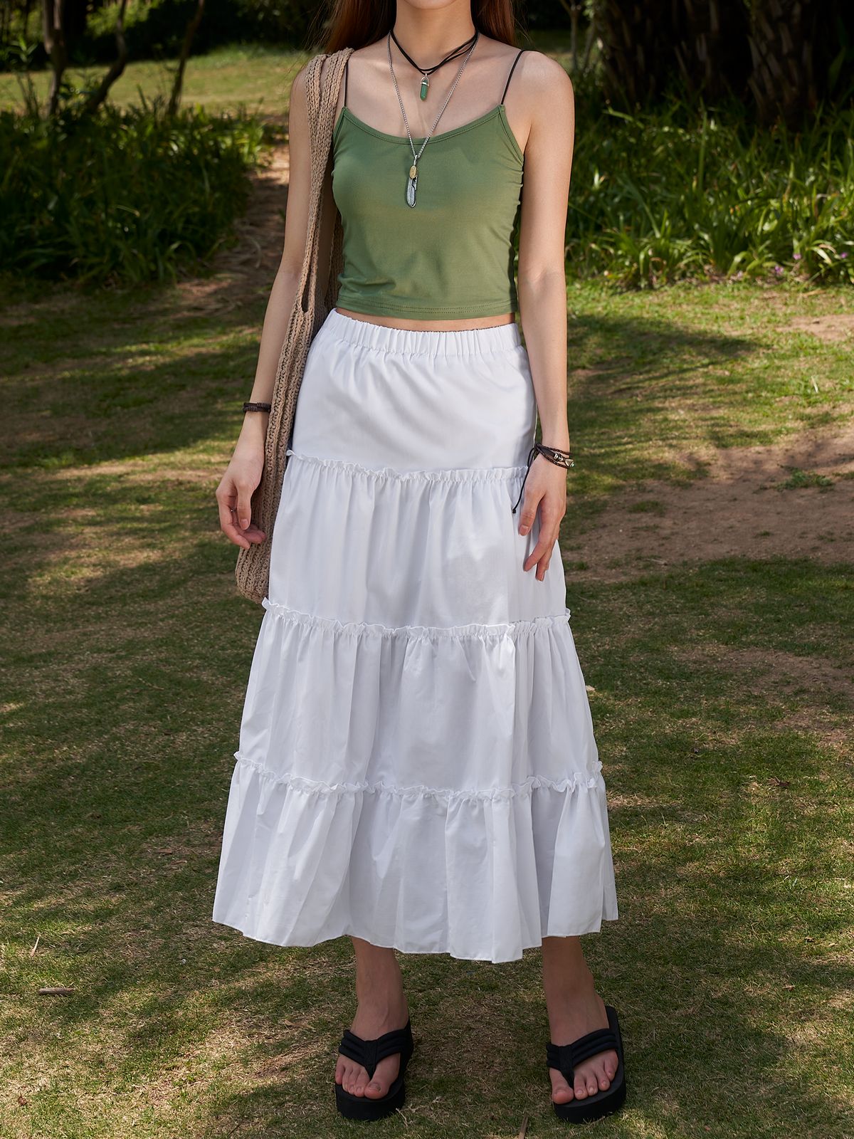 Solid Padded Crop Cami Top