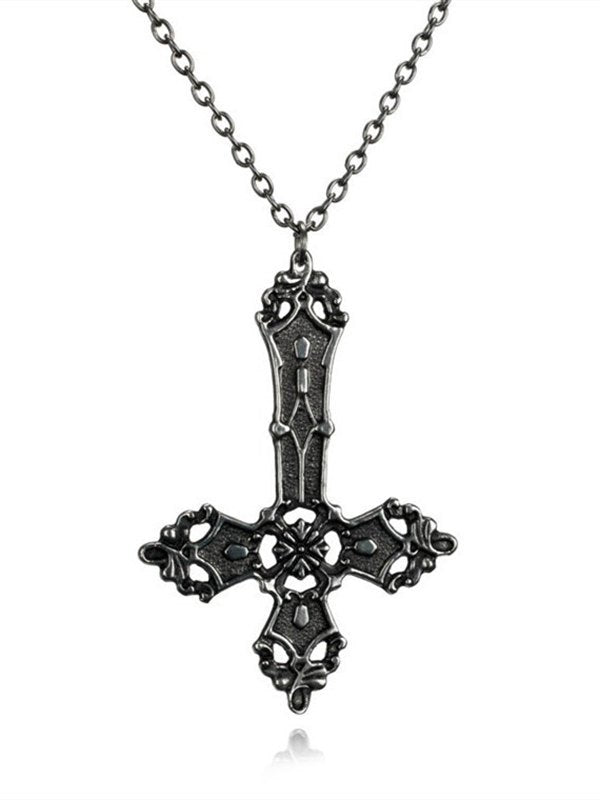 Vintage Baroque Cross Necklace