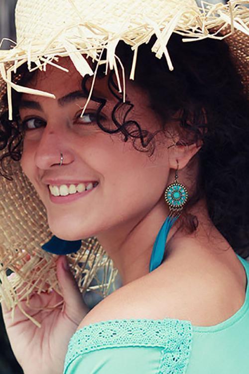 Vintage Feather Earring