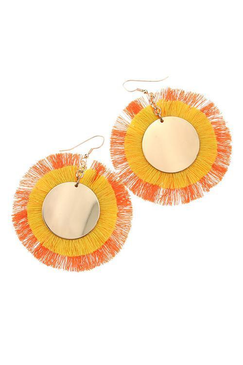 Sun Tassels Earring