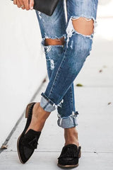 Tassel Flat Mules