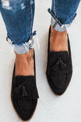 Tassel Flat Mules