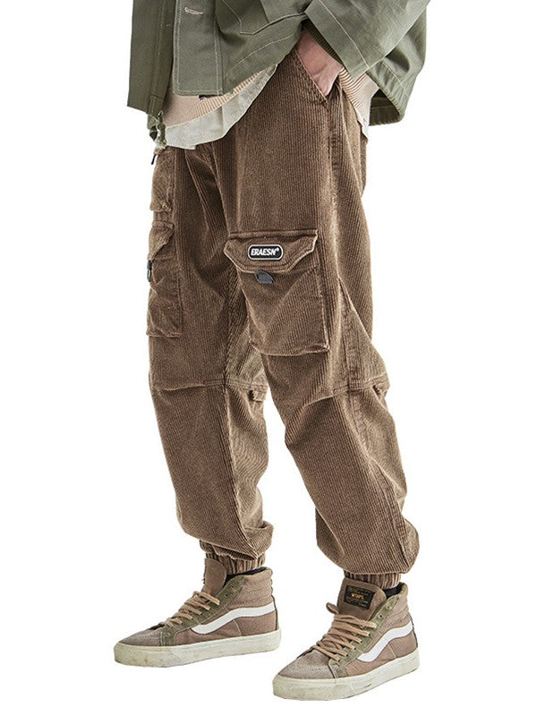 Men's Vintage Pocket Corduroy Jogger Pants