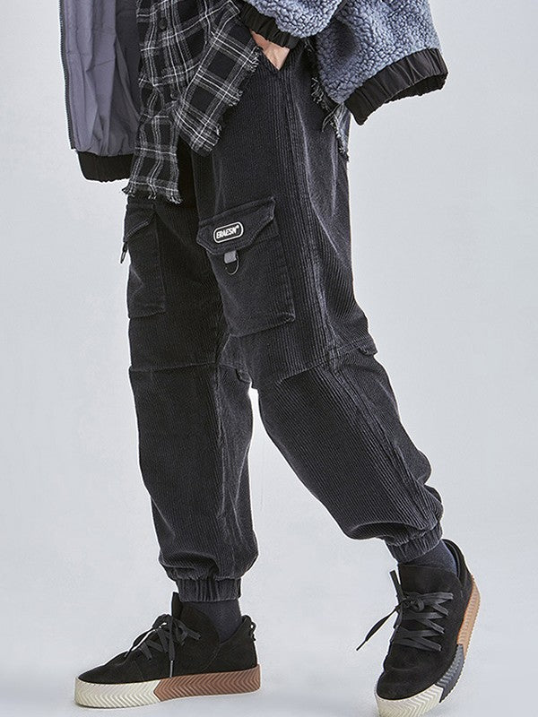 Men's Vintage Pocket Corduroy Jogger Pants