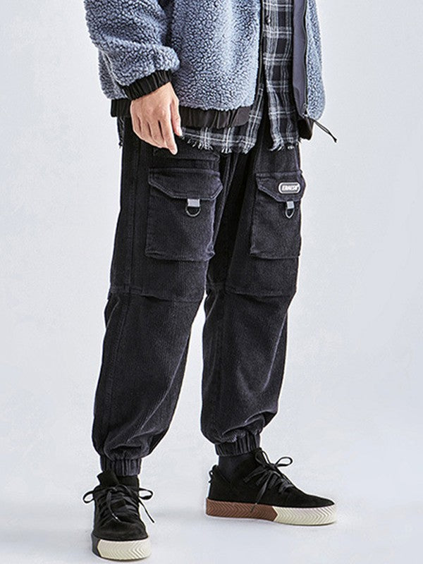 Men's Vintage Pocket Corduroy Jogger Pants