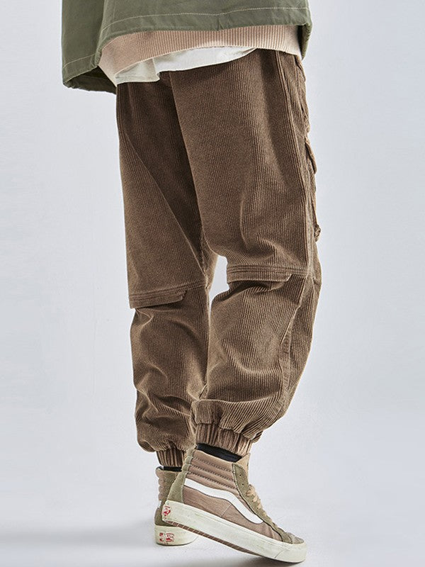 Men's Vintage Pocket Corduroy Jogger Pants