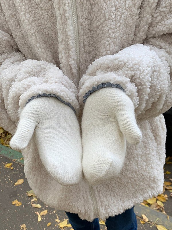 Thick Warm Fuzzy Mittens
