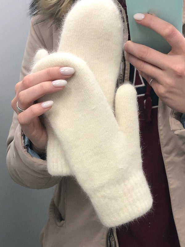 Thick Warm Fuzzy Mittens