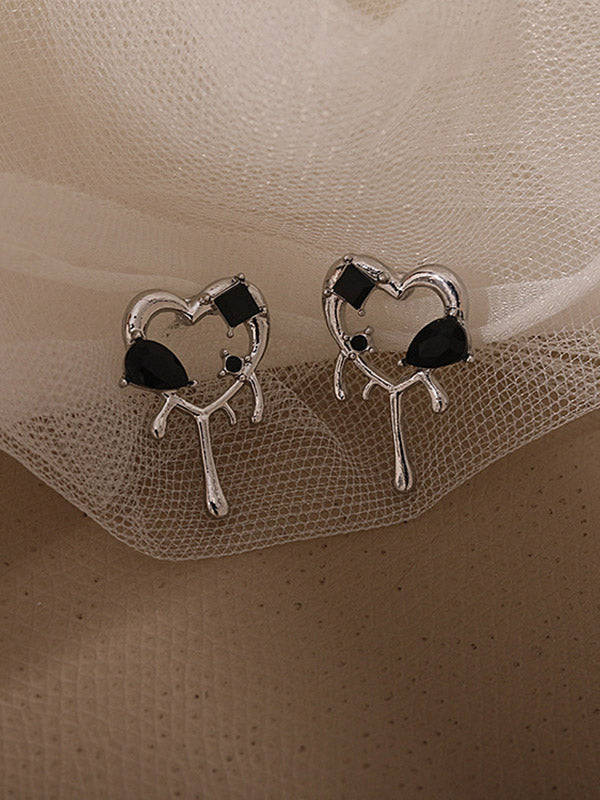 Hollow Out Heart Pattern Earring