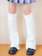 Ankle Flare Ribbed Knit Leg Warmer