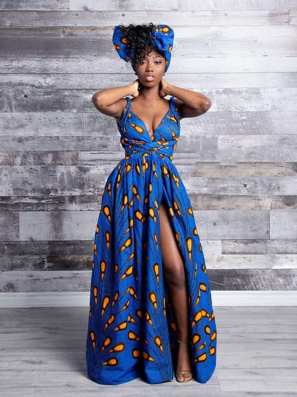 Print Strappy Dress