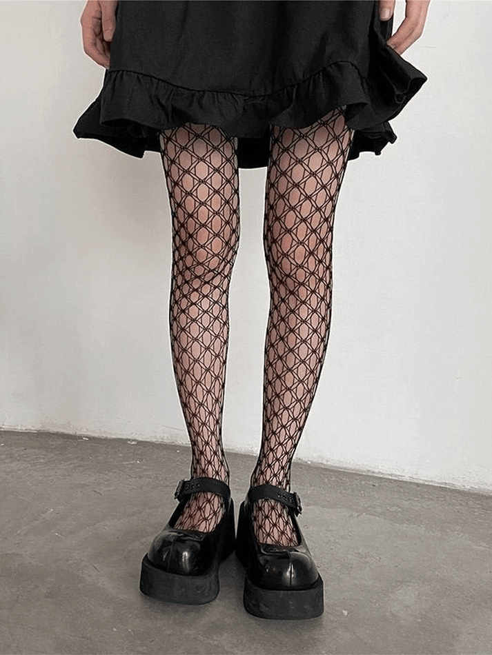 Pattern Fishnet Tights