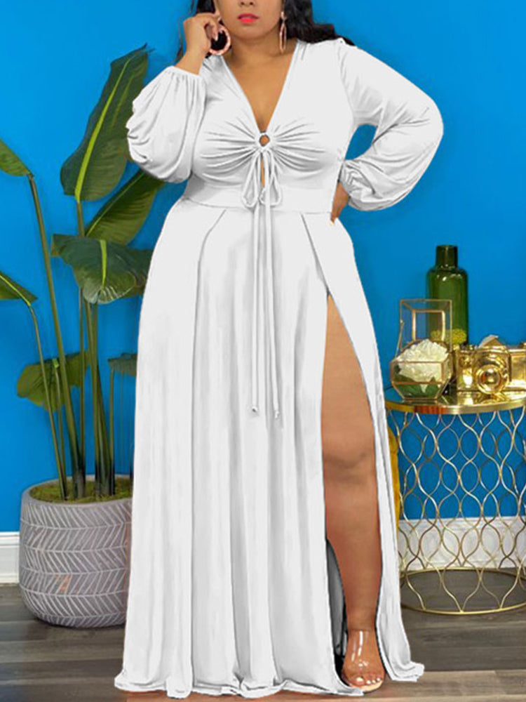 Side Split Front Dress