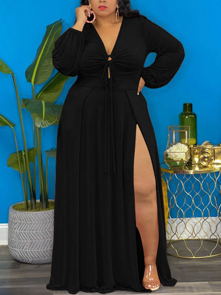 Side Split Front Dress