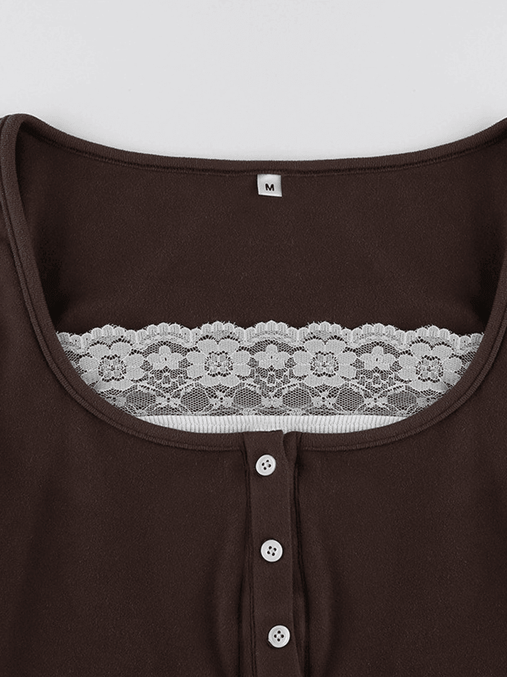 Lace Long Sleeve Top