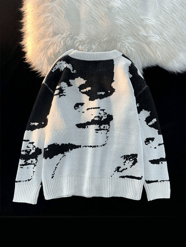 Men's Vintage Dyed Pullover Sweater