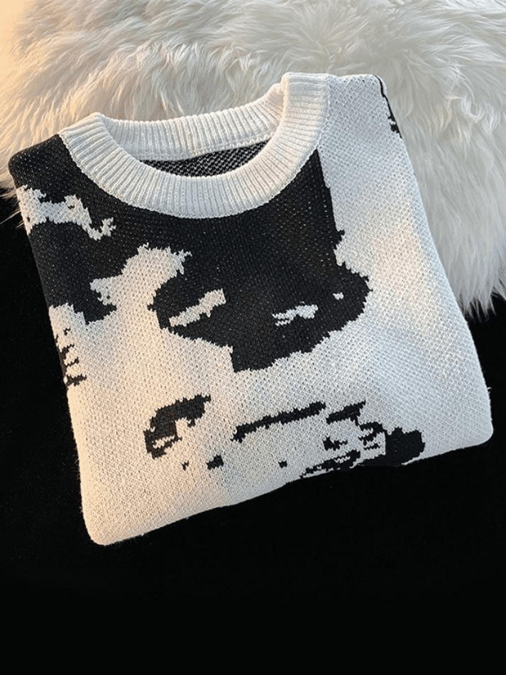 Men's Vintage Dyed Pullover Sweater