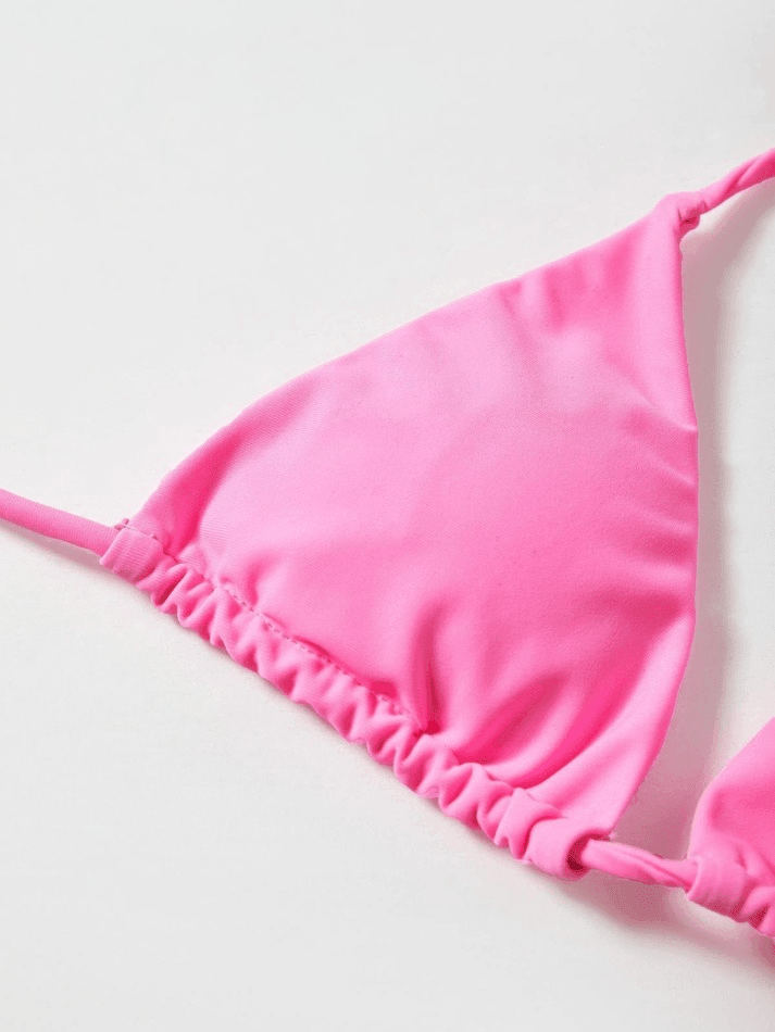 Micro Halter Triangle Bikini Set