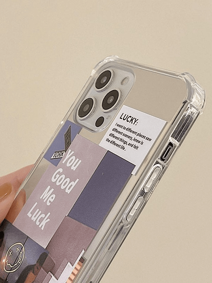 Mix Pattern Mirror Iphone Case