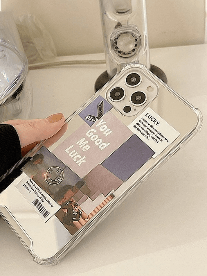 Mix Pattern Mirror Iphone Case