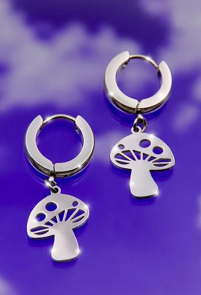 Mushroom Cutout Earrings