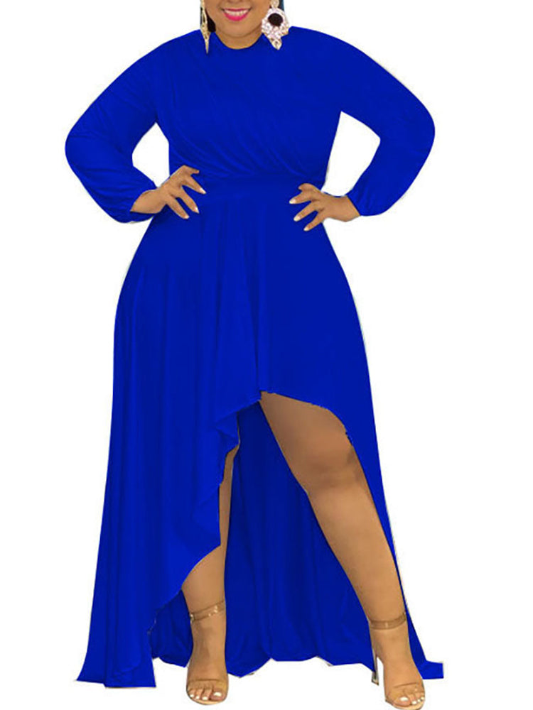 O Neck Maxi Dress