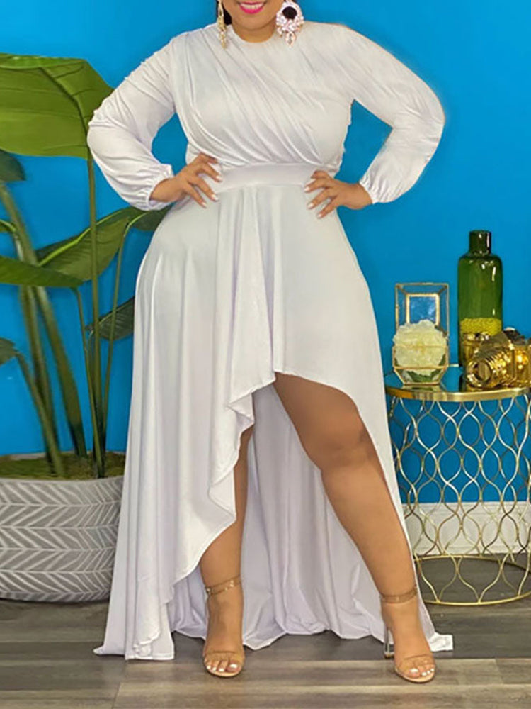 O Neck Maxi Dress