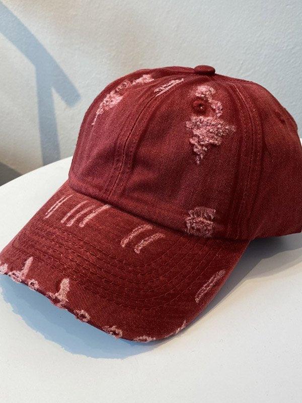 Vintage Wash Distressed Baseball Cap
