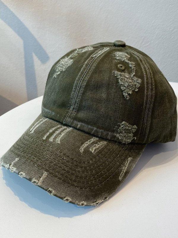 Vintage Wash Distressed Baseball Cap